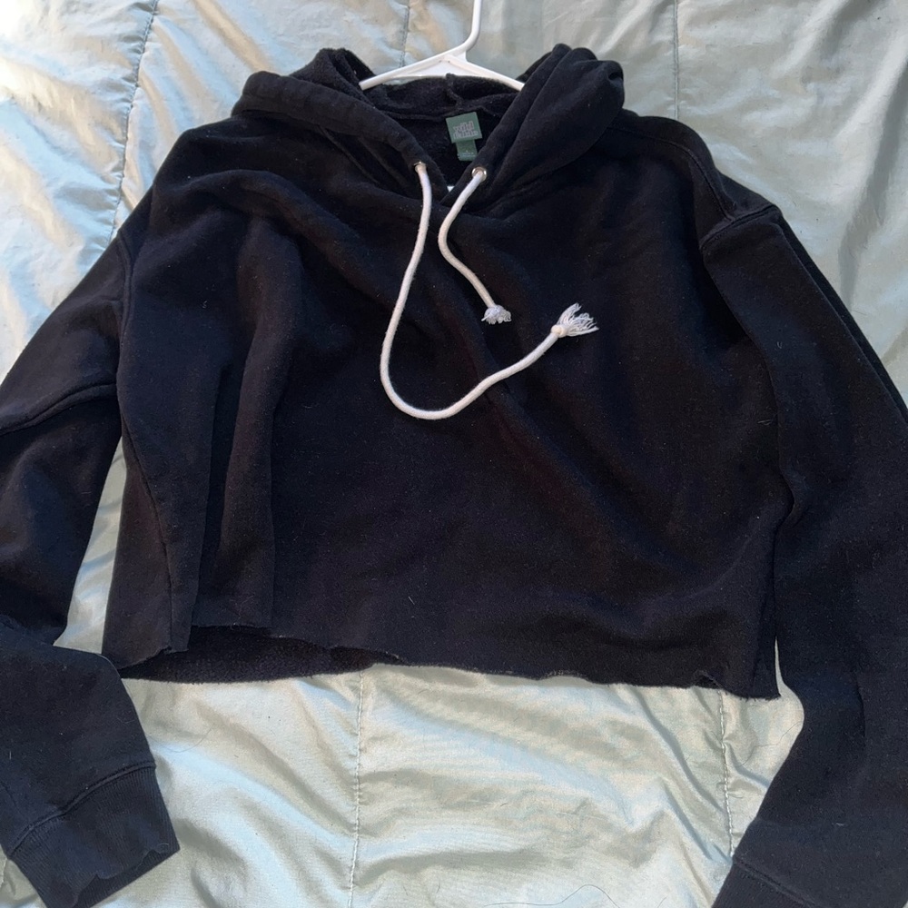 Wild Fable Black Cropped Hoodie